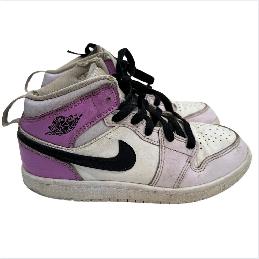 Jordan Youth Air 1 Mid Barely Grape - Size 1Y